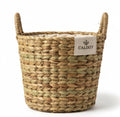 Calixey Natural Seagrass Woven Storage Basket with Handles