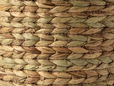 Calixey Natural Seagrass Woven Storage Basket with Handles